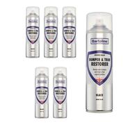 Bartoline Intense Black Bumper & Trim 500Ml Car Plastics Uv Protection 6 Pack
