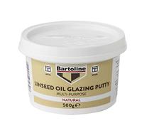 Bartoline Linseed Oil Glazing Putty for Glazing Wood and Metal Frames 500g