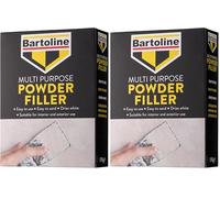 Bartoline Multi Purpose Powder Filler 1.5kg - Strong & Smooth Finish for Plaster, Wood, Brick & Stone - Easy to Mix & Sand (Pack of 2)