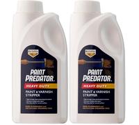Bartoline Paint Predator™ Heavy Duty Paint & Varnish Stripper 1l - Professional Strength, Non-Caustic Paint Remover for Wood, Metal & Masonry (Pack of 2)