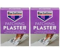 Bartoline Patching Plaster 1.5kg - All-Purpose Filler for Cracks & Holes, Smooth Finish for Walls, Ceilings, Wood, Brick & More (Pack of 2)