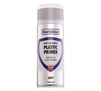 Bartoline Plastic Primer Quick Drying Plastic Paint Adhesion Grey Topcoat 400Ml