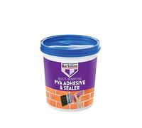 Bartoline PVA Glue Adhesive & Sealer 1 l - Multi-Purpose Primer, Adhesive, and Sealer for Concrete, Wood, Tiles, Fabric, and More, Dust-Proofing, Bonding & Sealing