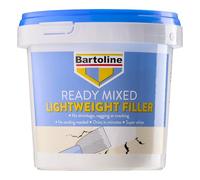 Bartoline Ready Mixed Lightweight Filler 500 ml - High-Tech, No-Shrink, No-Sand Formula - Fast Drying for Interior & Exterior Use