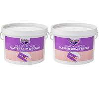 Bartoline Ready Mixed Plaster Skim and Repair 5L, Easy Application Plaster for Wall and Ceiling Repairs (Pack of 2)
