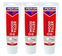 Bartoline Ready Mixed Wood Filler 330G Tube White (Pack Of 3)