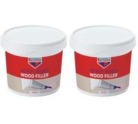 Bartoline Ready Mixed Wood Filler White 500g - Durable & Easy-to-Use Filler for Interior & Exterior Wood Repairs (Pack of 2)