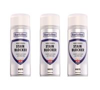 Bartoline Stain Blocker 400ml Matte Finish Spray - 2-in-1 Primer and Topcoat to Block Mould 3 Pack, Mildew, Damp, Grease, Rust & Pen Marks Fast Drying Formula for Walls, Ceilings, Plaster and Wood