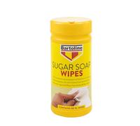 Bartoline Sugar Soap 80XL Wipes - Pre-Paint Cleaning & Degreasing Wipes for Wood, Metal & Plastic - 80 Extra Large Wipes