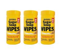 Bartoline Sugar Soap Xl 80 Wipes - Pack Of 3
