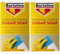 Bartoline Traditional Sugar Soap 500g - Powerful Surface Cleaner for Paint Prep & General Household Cleaning (Pack of 2)