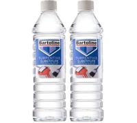 Bartoline Turpentine Substitute 750ml Multi-Purpose Solvent for Paint Brushes & DIY Cleaning (Pack of 2)