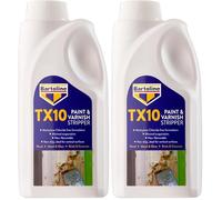 Bartoline TX10 Paint and Varnish Stripper 1L - Extra Strong, Non-Caustic Paint Remover for Wood, Metal & More (Pack of 2)