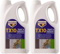 Bartoline TX10 Paint and Varnish Stripper 2.5L - Extra Strong, Non-Caustic Paint Remover for Wood, Metal & More (Pack of 2)