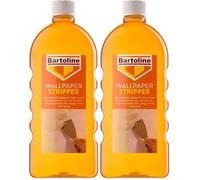 Bartoline Wallpaper Stripper 1L - Fast-Acting Concentrated Solution for Easy Wallpaper Removal (Pack of 2)