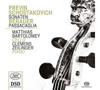 Bartolomey/Zeilinger - Previn: Sonata 1993 - Shostakovich: Sonata in D minor Op. 40 - Berauer: Passacaglia