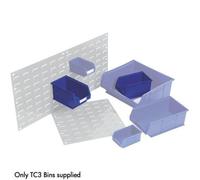 Barton Storage Tc3 Small Parts Container Semi-Open Front Blue 4.6L 150X240X125mm
