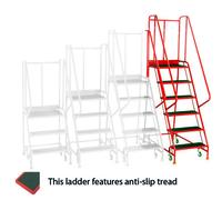Barton Storage Barton Premier Commercial Steps Six Tread (Anti-Slip Tread)