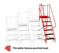 Barton Storage Barton Premier Commercial Steps Six Tread (Punched Steel Tread)