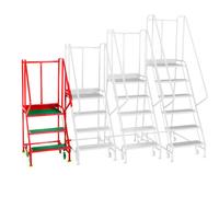 Barton Storage Barton Premier Commercial Steps Three Tread (Ribbed Tread)