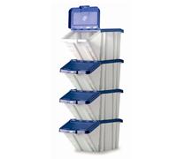 Barton Storage Barton Topstore Multi-Functional Containers with Blue Lids