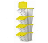 Barton Storage Barton Topstore Multi-Functional Containers with Yellow Lids
