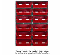 Barton Topstore 12 Bin Storage Kit with 12 TC6 Red Bins