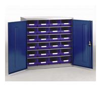 Barton Topstore 12026 5 Shelf Cabinet with 24 x TC4 Blue Bins