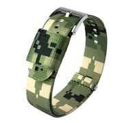 BARTON WATCH BANDS, 20mm Digital Camouflage - Elite NATO® Style Watch Strap - Stainless Steel Buckle - Seat Belt Nylon Watch Bands