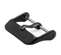 BARTON WATCH BANDS - Replacement Buckle - Choice of Color & Width - Black 22mm - Vacuum PVD Finish