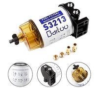 BARTOO Mercury 35-60494-1 Outboard Motor Water and Fuel Separator Yamaha Nipple Sierra Engine Boat 10 Micron - Replaces B32013, 18-7932 Assembly S3213
