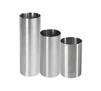 Bartopia Thimble Wine Measures Bundle Set, Stainless Steel, Silver, 20 x 12 x 20 cm