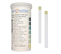 Bartovation Chlorine Dioxide Single Factor Test Strips, 0-500 ppm [Vial of 50 Strips]