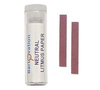 Bartovation Neutral Litmus Paper, 100 Test Strips for Acidity/Alkalinity Testing, PLA_(Polylactic Acid), PE_(Polyethylene), PS_(Polystyrene), Paper Material