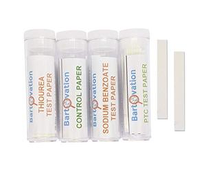 Bartovation Super Taster Test Genetics Lab Kit with Instructions, Phenylthiourea (PTC), Sodium Benzoate [Each Vial Includes 100 Paper Strips]