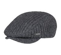 Barts Alvadey Knit Flat Cap Men - Ivy hat with Peak, Lining, Lining Autumn-Winter Winter - One Size Grey