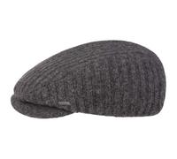 Barts Alvadey Knit Flat Cap Men - Ivy hat with Peak, Lining, Lining Autumn-Winter Winter - One Size Grey