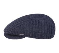 Barts Alvadey Knit Flat Cap Men - Ivy hat with Peak, Lining, Lining Autumn-Winter Winter - One Size Navy