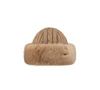 Barts Unisex Fur Cable Bandhat Winter Cap, Light Brown, UNI