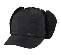 Barts Boise Cap with Ear Flaps Baseball Winter (One Size - Black)