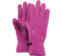 Barts Kids Childrens Fleece Palm Grip Elasticated Gloves - Pink - Size: 2 - 3 yrs