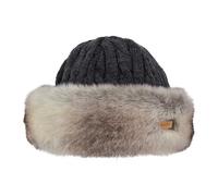 BARTS | Fur Cable Bandhat | Cable Hat | Heather Brown | WildBounds UK One Size
