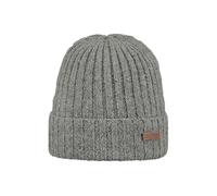 Barts Haakon Beanie Hat with Cuff Knit Winter (One Size - Grey)