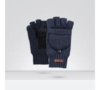 Barts Haakon Fingerless Wool Gloves Men - mittens knit with lining Winter Autumn-Winter