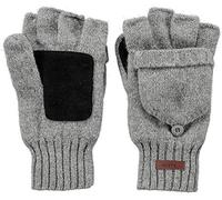 Barts Haakon Fingerless Wool Gloves mittens (S/M - grey)