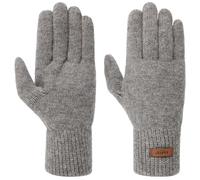 Barts Haakon Lambswool Gloves Men - knit full-fingered wool with lining Winter Autumn-Winter - S/M grey