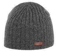 Barts Haakon Lambswool Knit Hat Winter Beanie Men´s (One Size - Anthracite)