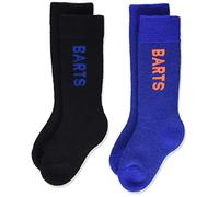 Barts Jungen Basic 2 Pack Kids Knee High Socks Black (0001-BLACK & Blue 001D), 23-26 (Manufacturer Size: 23/26)