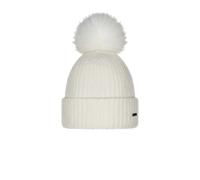 Barts Knitted Winter Bobble Hat Kenzie, Cream, One Size