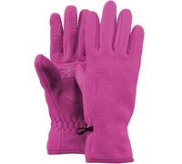 Barts Kids Childrens Fleece Palm Grip Elasticated Gloves - Pink - Size: 4 - 6 yrs